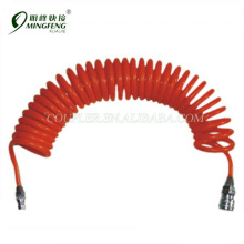 Wholesale spring PU coiled hose with quick couplings